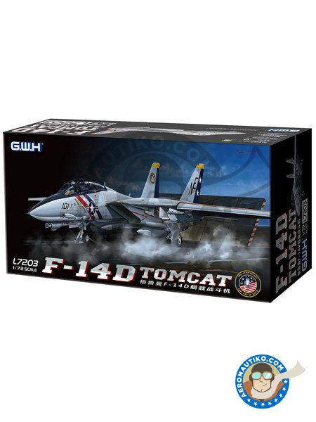 F-14D Tomcat | Airplane kit in 1/72 scale manufactured by Great Wall Hobby (ref. L7203) image