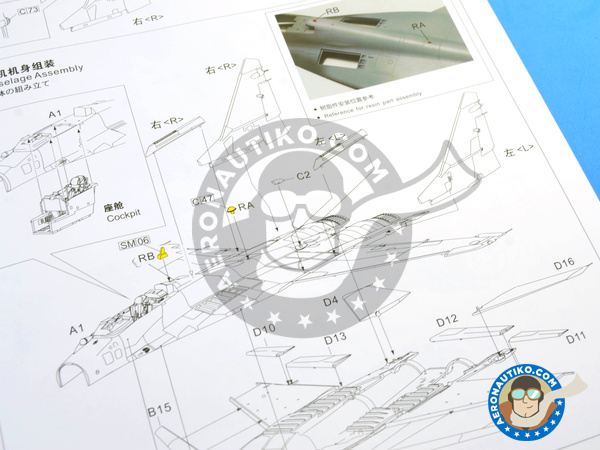 Image 23: Mikoyan MiG-29 Fulcrum 9-12 Late type | Airplane kit in 1/48 scale manufactured by Great Wall Hobby (ref. S4801)