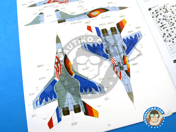 Image 29: Mikoyan MiG-29 Fulcrum 9-12 Late type | Airplane kit in 1/48 scale manufactured by Great Wall Hobby (ref. S4801)
