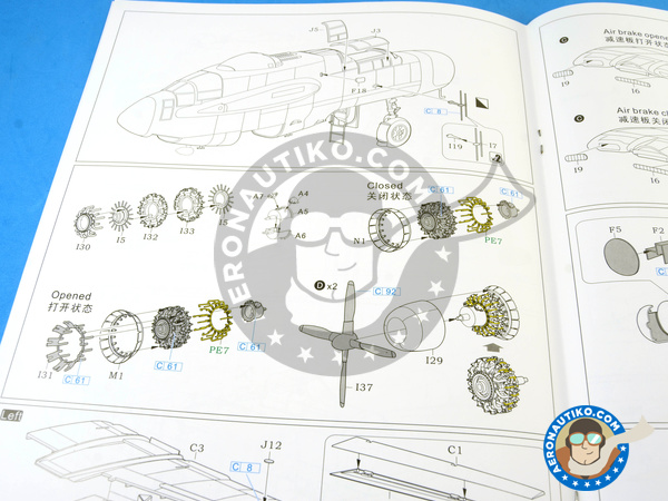 Image 25: Northrop P-61 Black Widow B Last Down | Airplane kit in 1/48 scale manufactured by Great Wall Hobby (ref. S4802)