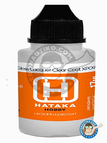Gloss Lacquer Clear Coat | Lacquer paint manufactured by HATAKA (ref. HTK-XP09) image