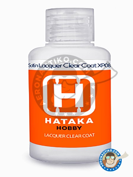 Satin Lacquer Clear Coat | Lacquer paint manufactured by HATAKA (ref. XP08) image