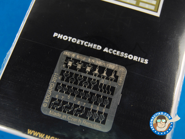 Image 3: North American P-51 Mustang | Cinturones en escala 1/32 fabricado por HGW (ref. 132015)