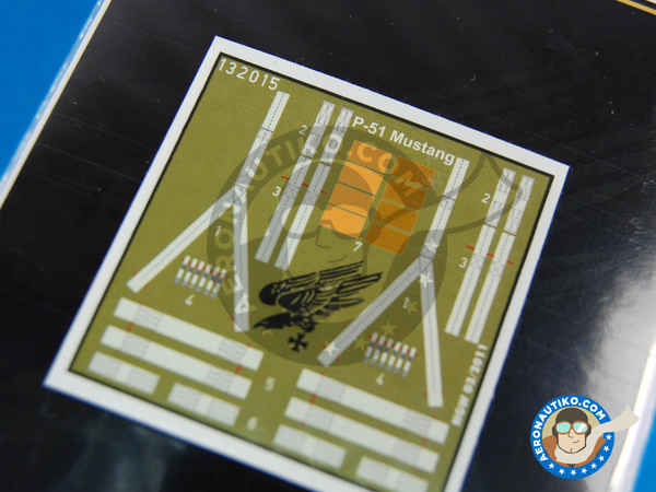 Image 4: North American P-51 Mustang | Cinturones en escala 1/32 fabricado por HGW (ref. 132015)