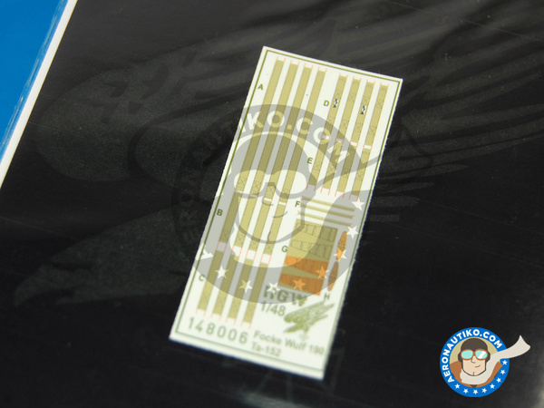 Image 4: Focke-Wulf Fw 190 Würger D-9 | Cinturones en escala 1/48 fabricado por HGW (ref. 148006)