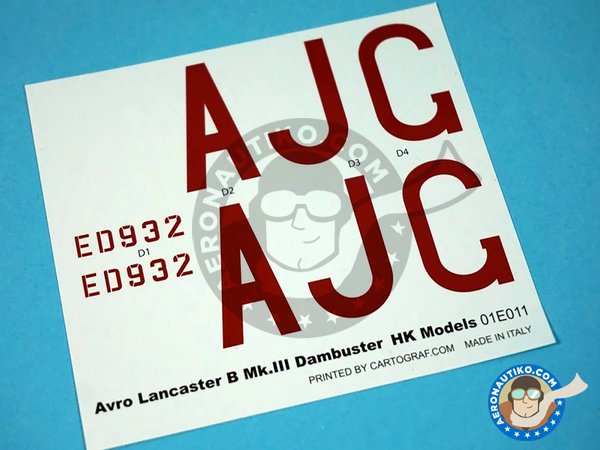 Image 5: Avro Lancaster B.Mk.III Dambuster | Maqueta de avión en escala 1/32 fabricado por HK Models (ref. 01E011)