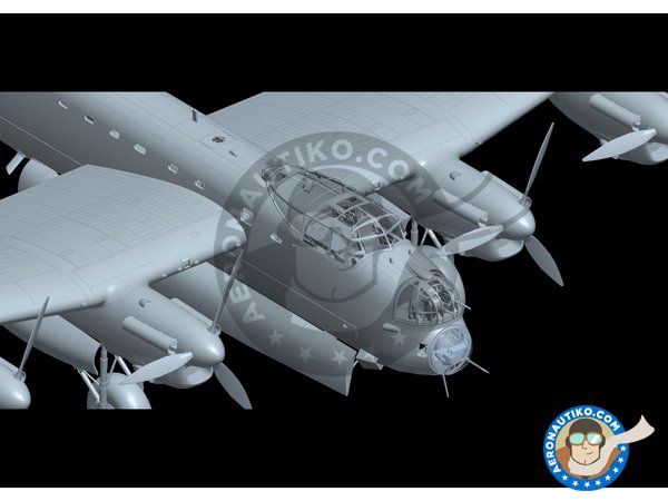 Image 2: Avro Lancaster B MK.I | Airplane kit in 1/48 scale manufactured by HK Models (ref. 01F005)