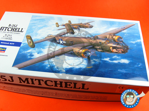 Image 1: North American B-25 Mitchell J | Airplane kit in 1/72 scale manufactured by Hasegawa (ref. 00546)