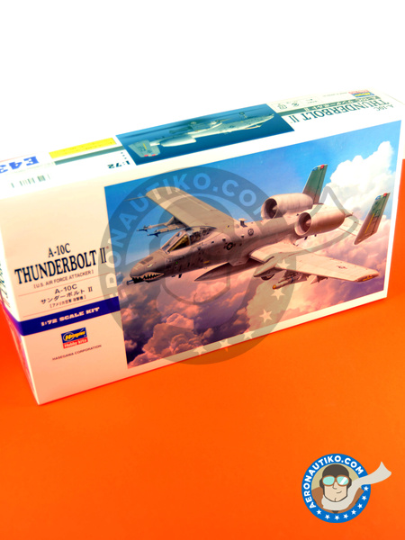 Fairchild-Republic A-10 Thunderbolt II C | Airplane kit in 1/72 scale manufactured by Hasegawa (ref. 01573) image