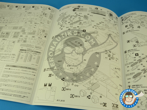 Image 2: Junkers Ju188 | Airplane kit in 1/72 scale manufactured by Hasegawa (ref. 01970)