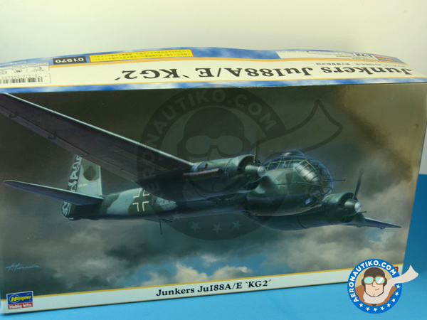 Image 10: Junkers Ju188 | Airplane kit in 1/72 scale manufactured by Hasegawa (ref. 01970)