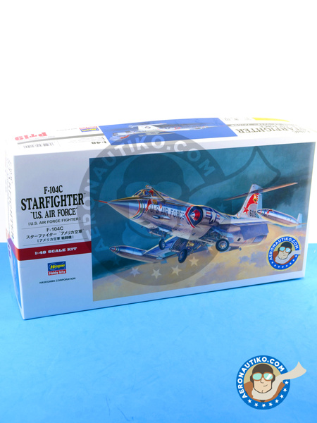 Lockheed F-104 Starfighter C | Airplane kit in 1/48 scale manufactured by Hasegawa (ref. 07219) image