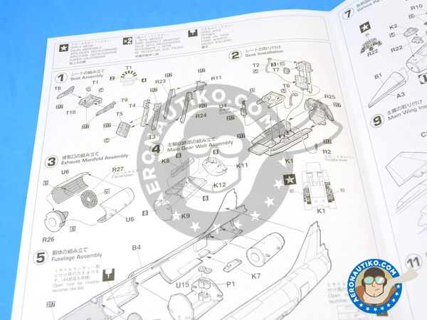 Image 7: Lockheed F-104 Starfighter C | Airplane kit in 1/48 scale manufactured by Hasegawa (ref. 07219)
