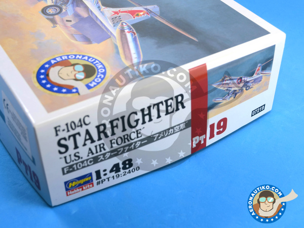 Image 14: Lockheed F-104 Starfighter C | Airplane kit in 1/48 scale manufactured by Hasegawa (ref. 07219)