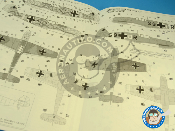 Image 4: Messerschmitt Bf 109 E-4/7/B Jabo | Airplane kit in 1/48 scale manufactured by Hasegawa (ref. 07316)