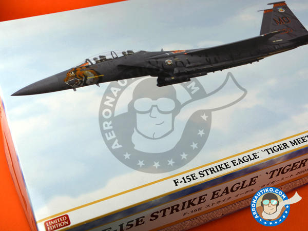 Image 17: McDonnell Douglas F-15 Eagle E | Maqueta de avión en escala 1/48 fabricado por Hasegawa (ref. 07318)