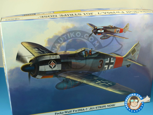 Image 10: Focke-Wulf Fw 190 Würger A-7 JG1 | Airplane kit in 1/32 scale manufactured by Hasegawa (ref. 08217)