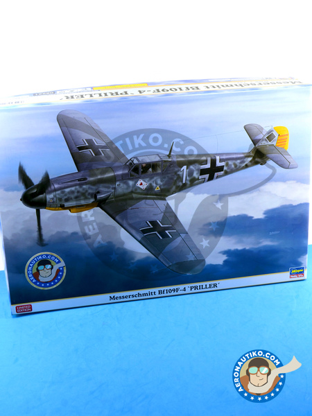 Messerschmitt Bf 109 F-4 Priller | Airplane kit in 1/32 scale manufactured by Hasegawa (ref. 08221) image
