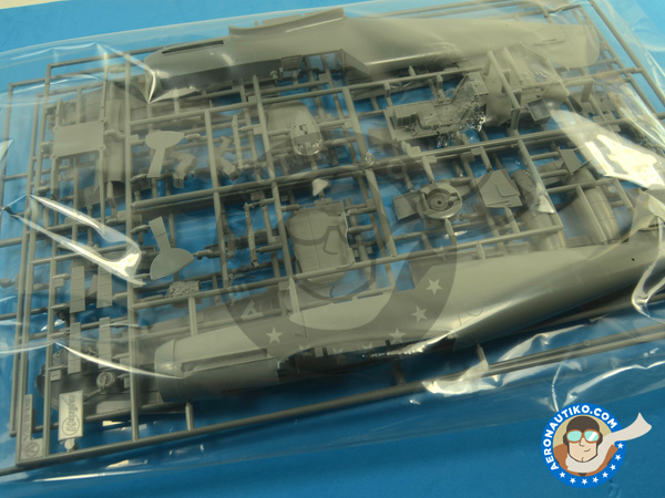 Image 2: Messerschmitt Bf 109 F-4 Priller | Airplane kit in 1/32 scale manufactured by Hasegawa (ref. 08221)