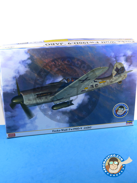 Focke-Wulf Fw 190 Würger D-9 Jabo | Airplane kit in 1/32 scale manufactured by Hasegawa (ref. 08223) image
