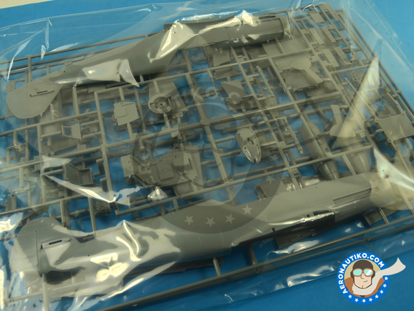 Image 5: Messerschmitt Bf 109 F-4 Trop | Airplane kit in 1/32 scale manufactured by Hasegawa (ref. 08881)