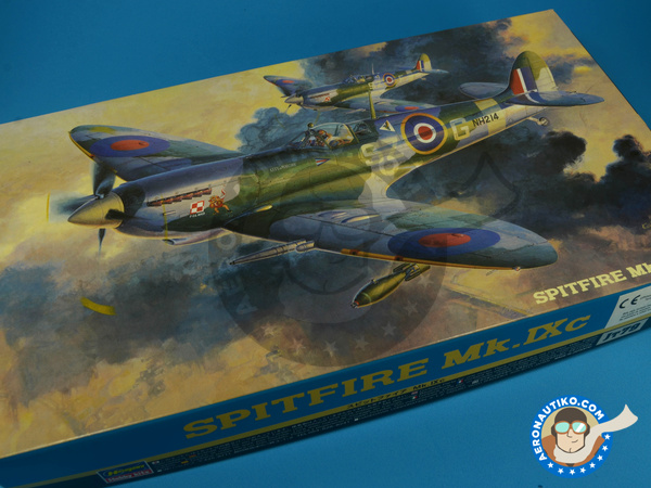 Image 1: Supermarine Spitfire Mk. IXc | Airplane kit in 1/48 scale manufactured by Hasegawa (ref. 09079)