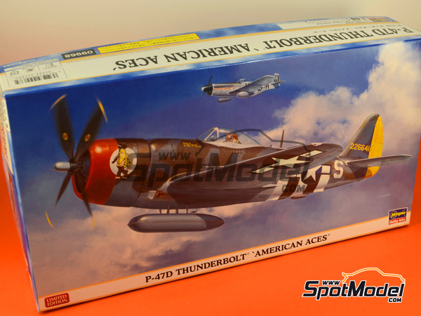 Image 9: Republic P-47 Thunderbolt D | Airplane kit in 1/48 scale manufactured by Hasegawa (ref. 09968)