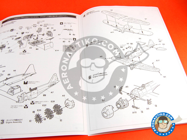 Image 2: Mitsubishi A6M Zero 5c Type 52 Hei | Airplane kit in 1/48 scale manufactured by Hasegawa (ref. 09972)