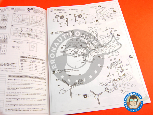 Image 3: Mitsubishi A6M Zero 5c Type 52 Hei | Airplane kit in 1/48 scale manufactured by Hasegawa (ref. 09972)
