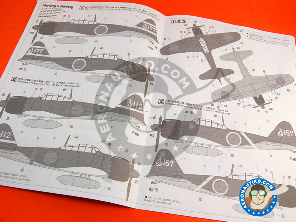 Image 4: Mitsubishi A6M Zero 5c Type 52 Hei | Airplane kit in 1/48 scale manufactured by Hasegawa (ref. 09972)