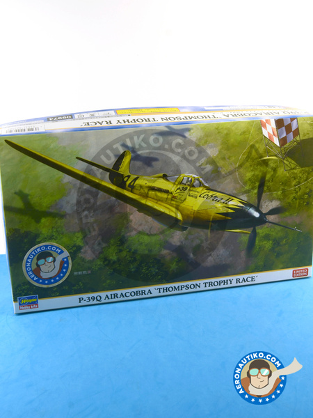 Bell P-39 Airacobra Q | Airplane kit in 1/48 scale manufactured by Hasegawa (ref. 09974) image
