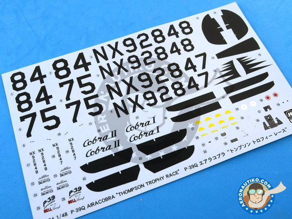 Image 1: Bell P-39 Airacobra Q | Airplane kit in 1/48 scale manufactured by Hasegawa (ref. 09974)