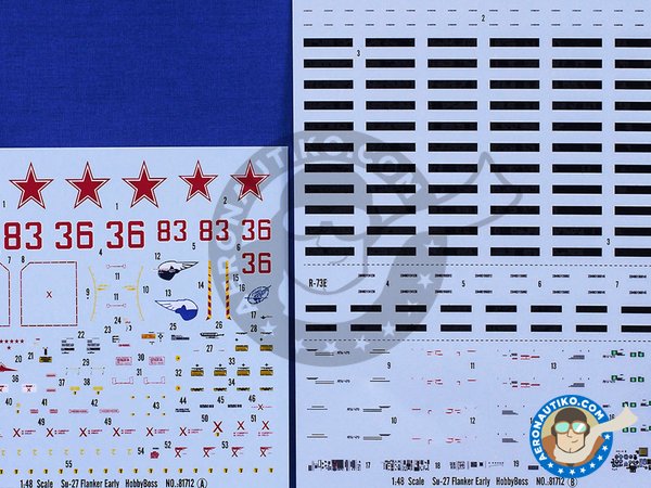 Image 5: Su-27 Flanker Early Version | Airplane kit in 1/48 scale manufactured by Hobby Boss (ref. 81712)