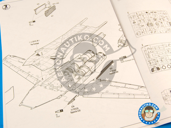 Image 15: General Dynamics F-111 Aardvark A | Airplane kit in 1/48 scale manufactured by Hobby Boss (ref. HBOSS-80348)
