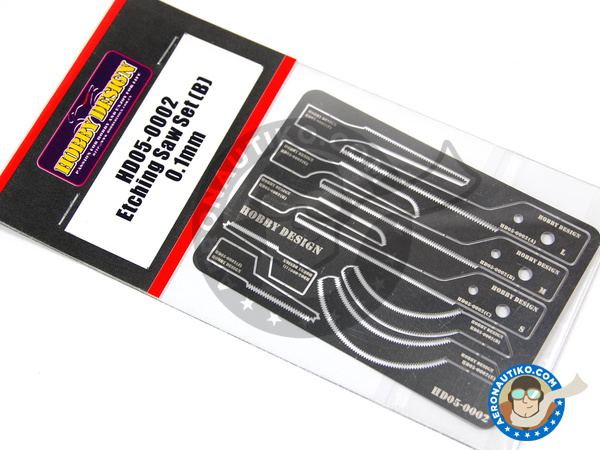 Image 1: Sierras de corte de 0.1mm de grosor | Panelador fabricado por Hobby Design (ref. HD05-0002)