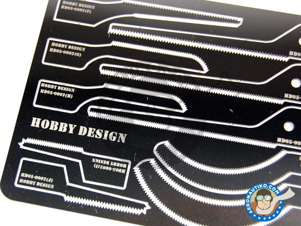 Image 4: Sierras de corte de 0.1mm de grosor | Panelador fabricado por Hobby Design (ref. HD05-0002)