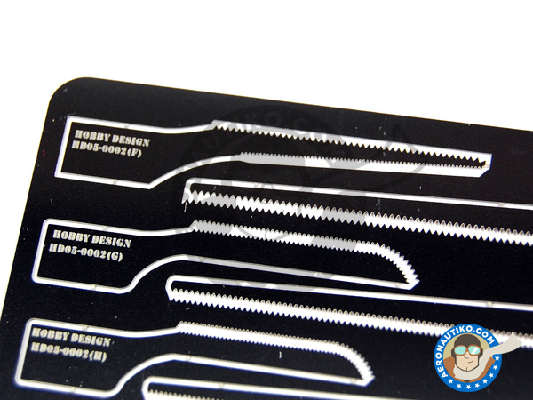 Image 5: Sierras de corte de 0.1mm de grosor | Panelador fabricado por Hobby Design (ref. HD05-0002)