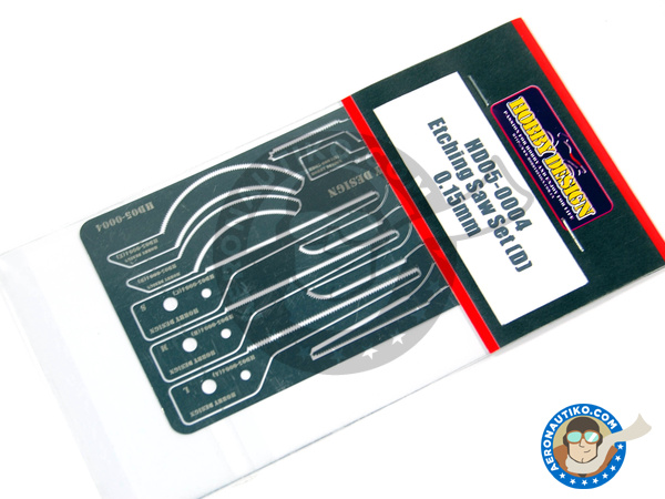 Image 1: Sierras de corte de 0.15mm de grosor | Panelador fabricado por Hobby Design (ref. HD05-0004)