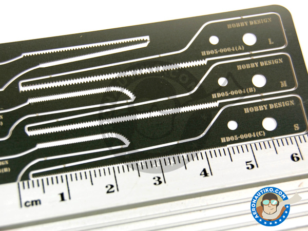 Image 3: Sierras de corte de 0.15mm de grosor | Panelador fabricado por Hobby Design (ref. HD05-0004)
