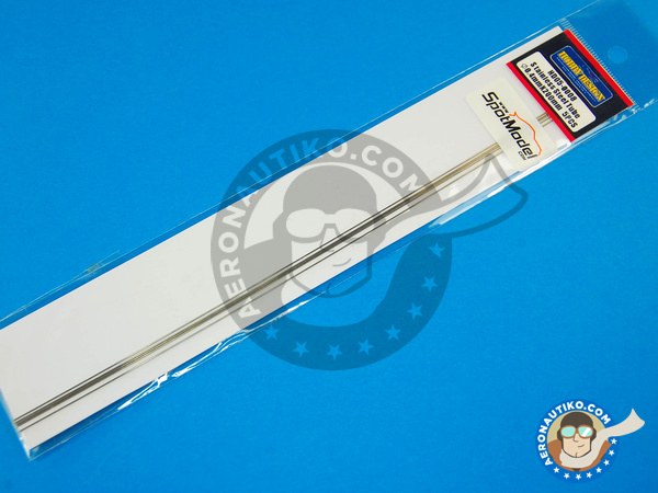 Image 3: Tubo de acero inoxidable de 0,4mm x 200mm | Material fabricado por Hobby Design (ref. HD05-0008)