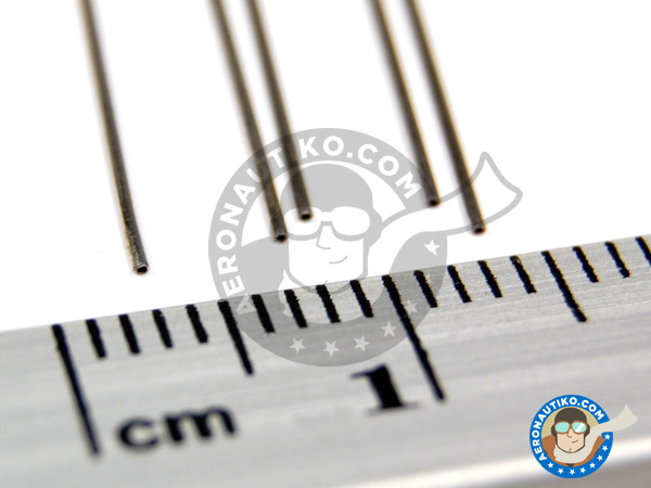 Image 4: Stainless steel tube 0.5mm x 200mm | Material manufactured by Hobby Design (ref. HD05-0009)