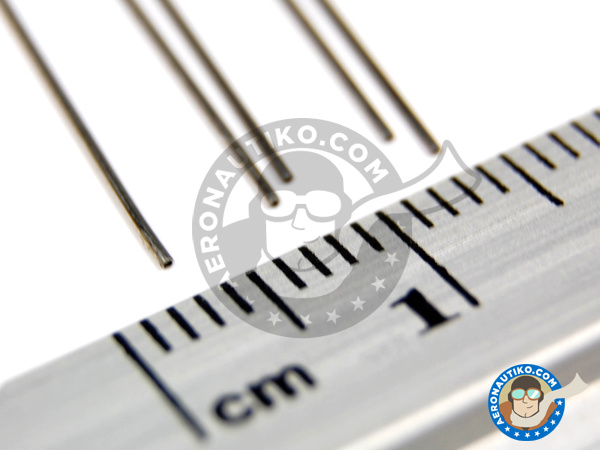 Image 5: Stainless steel tube 0.5mm x 200mm | Material manufactured by Hobby Design (ref. HD05-0009)