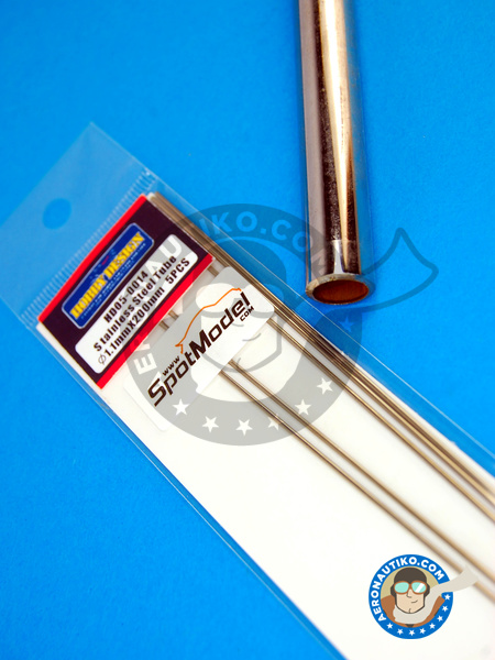Stainless steel tube 1.1mm x 200mm | Material manufactured by Hobby Design (ref. HD05-0014) image