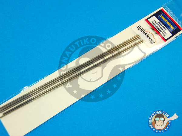 Image 3: Stainless steel tube 1.6mm x 200mm | Material manufactured by Hobby Design (ref. HD05-0043)