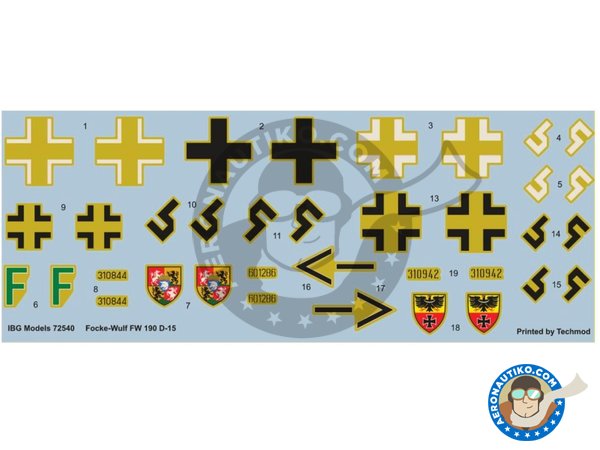 Image 11: Focke Wulf FW 190D-15 Torpedo Bomber | Airplane kit in 1/72 scale manufactured by IBG MODELS (ref. 72540)
