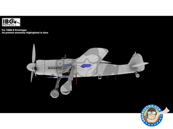 Image 5: Fw 190D-9 Prototype (limited Edition) | Airplane kit in 1/72 scale manufactured by IBG MODELS (ref. 72558)