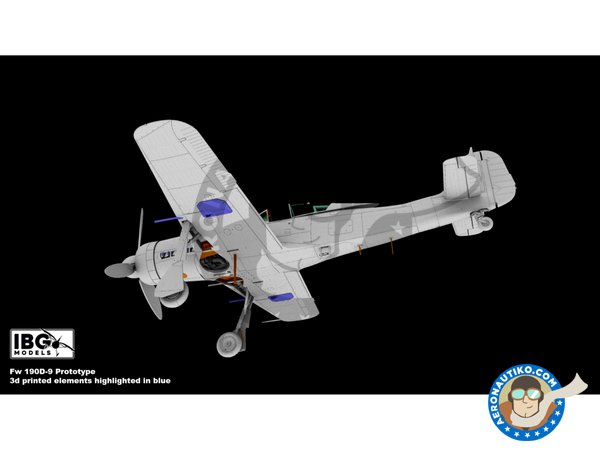 Image 6: Fw 190D-9 Prototype (limited Edition) | Airplane kit in 1/72 scale manufactured by IBG MODELS (ref. 72558)