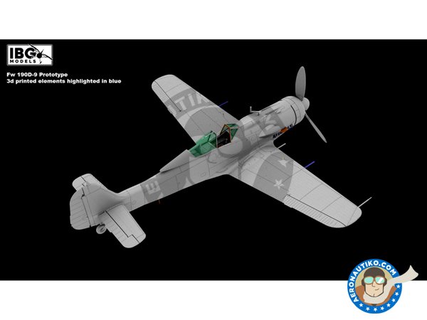 Image 9: Fw 190D-9 Prototype (limited Edition) | Airplane kit in 1/72 scale manufactured by IBG MODELS (ref. 72558)