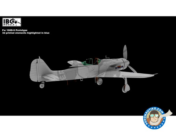 Image 10: Fw 190D-9 Prototype (limited Edition) | Airplane kit in 1/72 scale manufactured by IBG MODELS (ref. 72558)