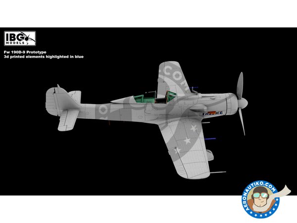 Image 11: Fw 190D-9 Prototype (limited Edition) | Airplane kit in 1/72 scale manufactured by IBG MODELS (ref. 72558)